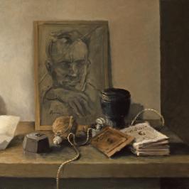 34-nature morte au portrait 35x27