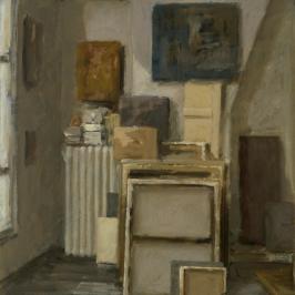 Coin d'atelier à Montmartre - 32 x 25 cm