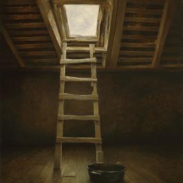 L’échelle du grenier - 114 x 146 cm