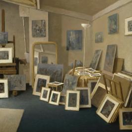 Visite à l'atelier 3 - 61 x 50 cm