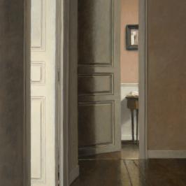 Le couloir rue Renan 4 - 41 x 33 cm