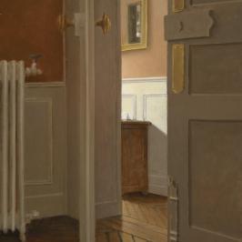 L'entrée rue Renan 1 - 55 x 38 cm