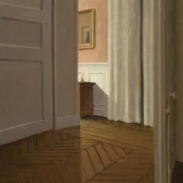 L'entrée rue Renan 2 - 46 x 38 cm