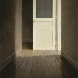 La porte blanche 1 - 40 x 50 cm