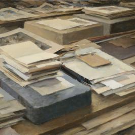 L'atelier de lithographie 2 - 35 x 27 cm