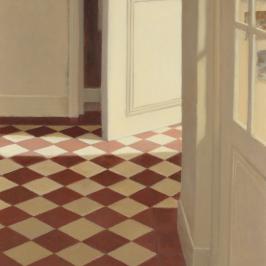 Le couloir rue de Metz - 41 x 24 cm