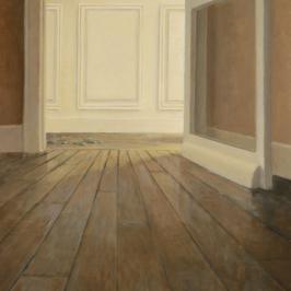 Le couloir square Lafontaine - 41 x 33 cm