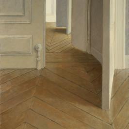 Les portes rue Racine 1 - 55  x 46 cm