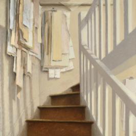 L'escalier de Cortot - 65 x 46 cm