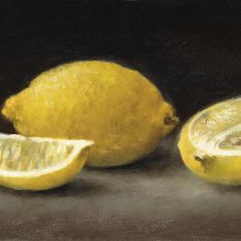 Les deux citrons - 12 x 27 cm