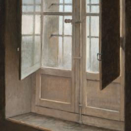 Les volets rue Réalet - 46 x 33 cm